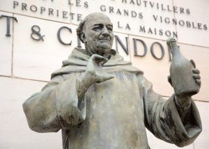 The monk Dom Pérignon, a legend in champagne