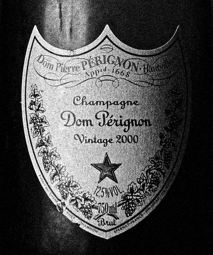 Service of Dom Pérignon Champagne