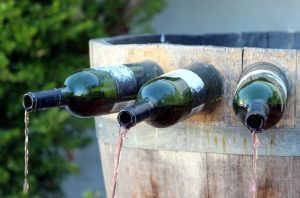 Visit of a wine-producer domain and its Wine fountain during a private wine day tour to Loire valley