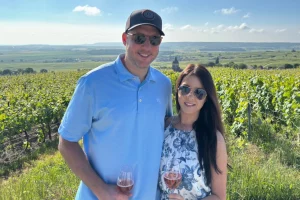 champagne luxury wine tour couple