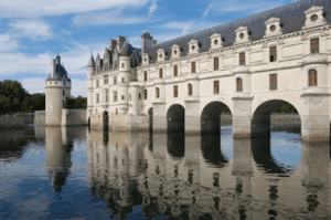 Castle of Chenonceau during a wine tour of the french regions