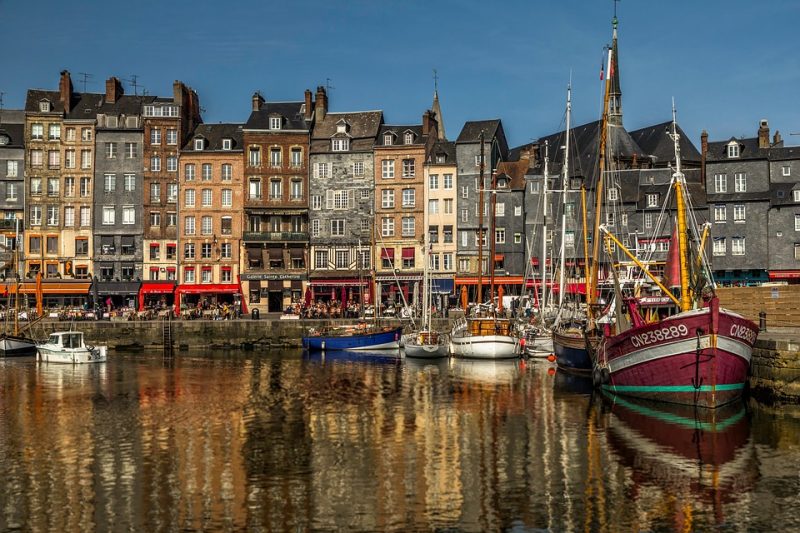 visiting the Port of Honfleur during a cheese tour in normandy