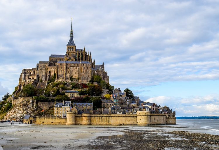 visiting mont saint-michel during a cheese tour in normandy