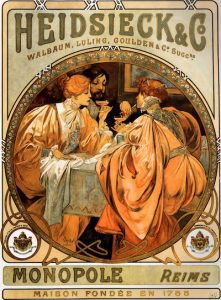 poster of heidsieck, The greatest players of Champagne's history