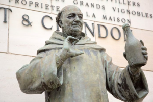 The Dom Perignon statue at the entrance of Moet & Chandon is only one of the features you will observe, when in Champagne, during our Loire & Champagne double wine tour.