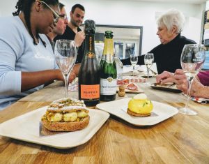 Champagne and food pairing tasting