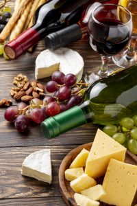 wine and cheese
